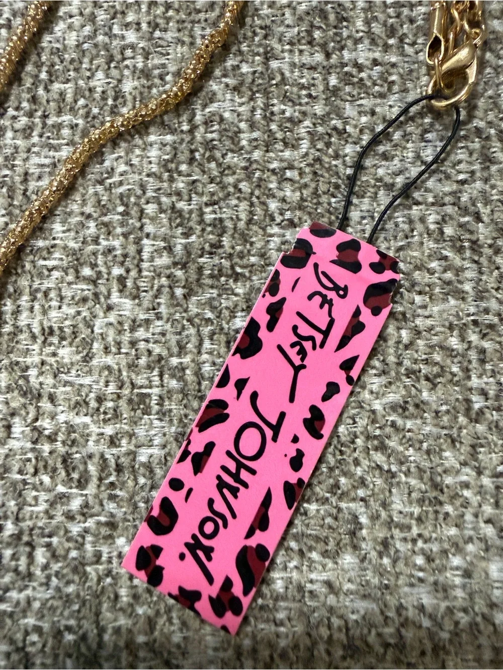 Betsey Johnson gold tone